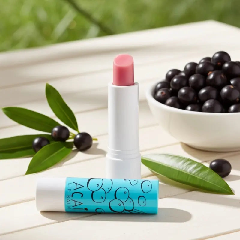 Acai Aroma Lip Balm – Nourishing &amp; Antioxidant Lipstick with Shea Butter &amp; Avocado Oil