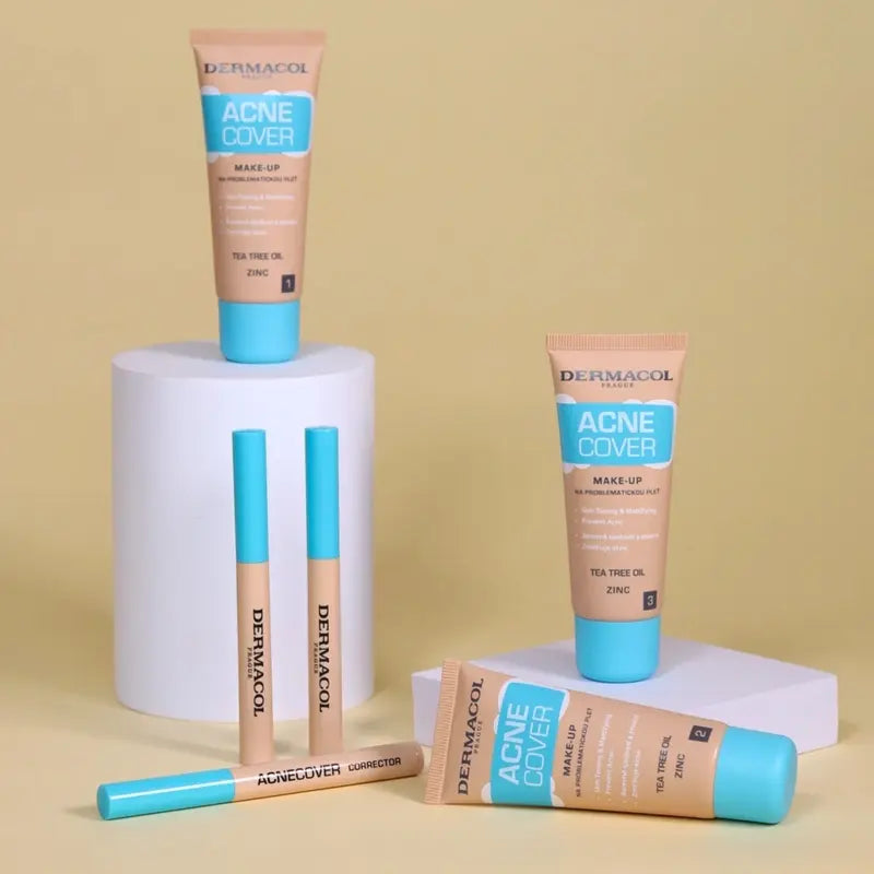 Dermacol Acne Cover Corrector with Tea Tree Oil Acne Prone Skin Concealer