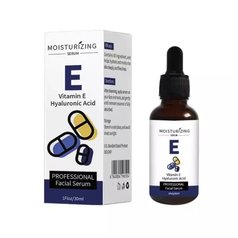 Calming Face Serum Vitamin E, Hyaluronic Acid & Antioxidants Moisturizing & Anti-Aging