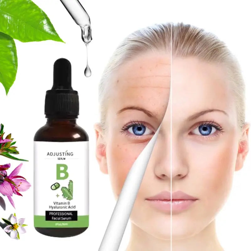 Face Serum for Problematic Skin Vitamin B & Hyaluronic Acid Smoothing & Sebum Balancing