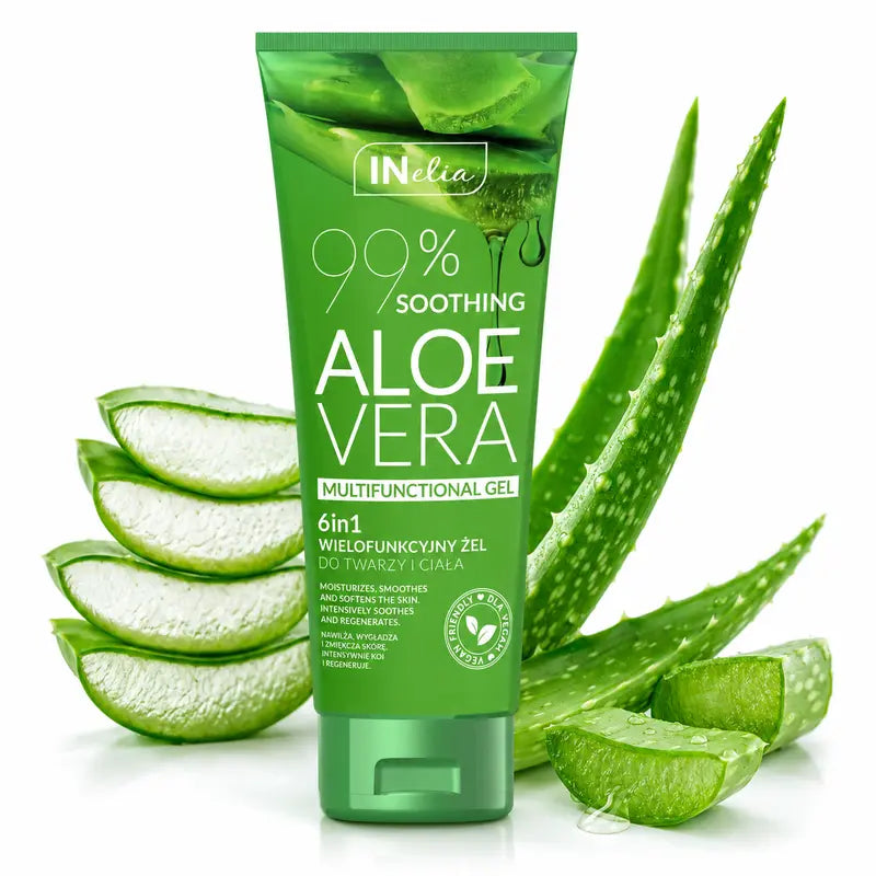 Aloe Vera 6-in-1 Soothing and Moisturizing Gel for Face & Body