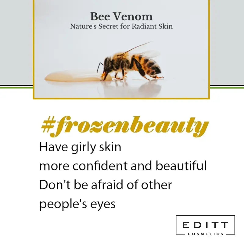 Anti-Wrinkle Day & Night Face Cream with Bee Venom & Hyaluronic Acid – Mature Skin Care 50g