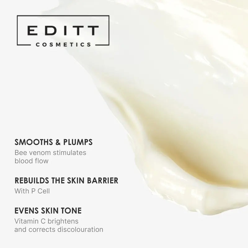 Anti-Wrinkle Day & Night Face Cream with Bee Venom & Hyaluronic Acid – Mature Skin Care 50g