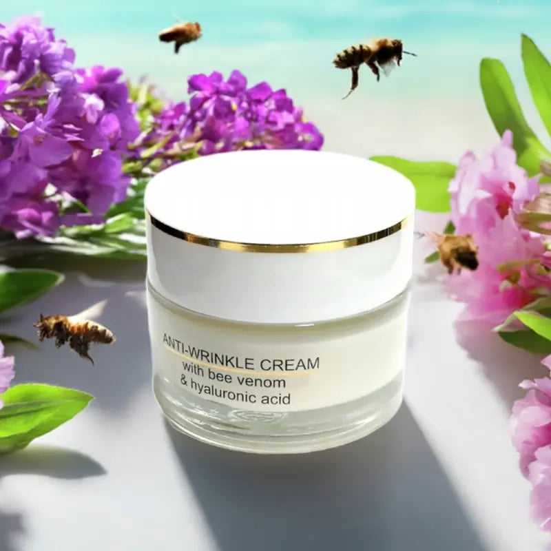 Anti-Wrinkle Day & Night Face Cream with Bee Venom & Hyaluronic Acid – Mature Skin Care 50g