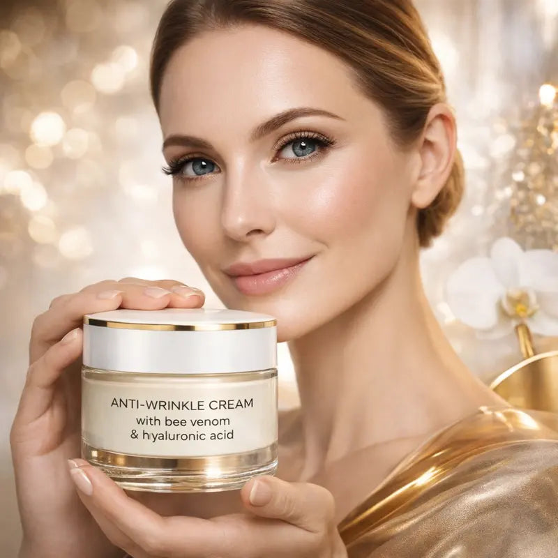 Day and Night Anti-wrinkle face cream with bee venom and hyaluronic acid