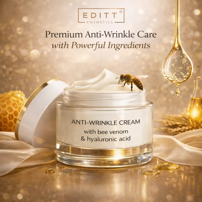 Day and Night Anti-wrinkle face cream with bee venom and hyaluronic acid