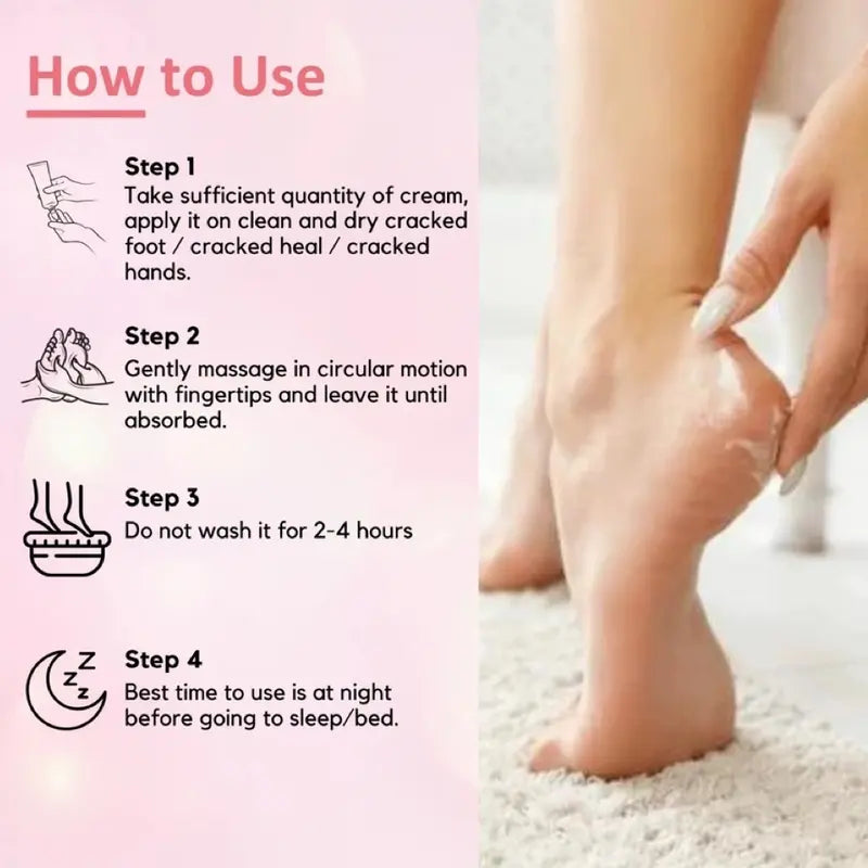 Intensive Repair Foot Cream Cracked Heel Treatment with Lavender & Lanolin