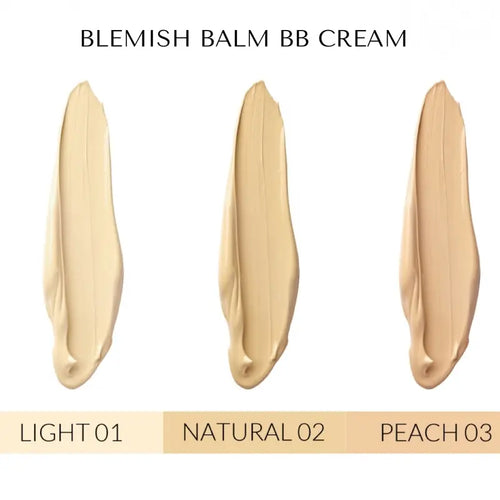 Bb cream blemish balm light, natural and peach