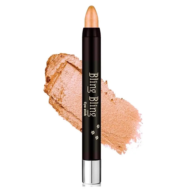 Bling Bling Shimmering Eyeshadow Stick Long-Lasting Cream Crayon Vibrant Look