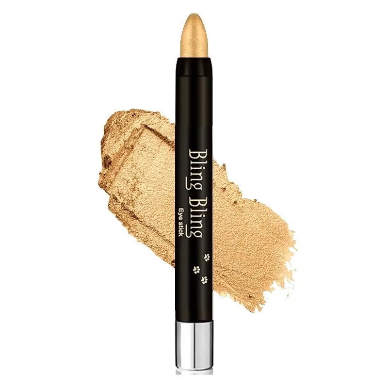 Bling Bling Shimmering Eyeshadow Stick Long-Lasting Cream Crayon Vibrant Look