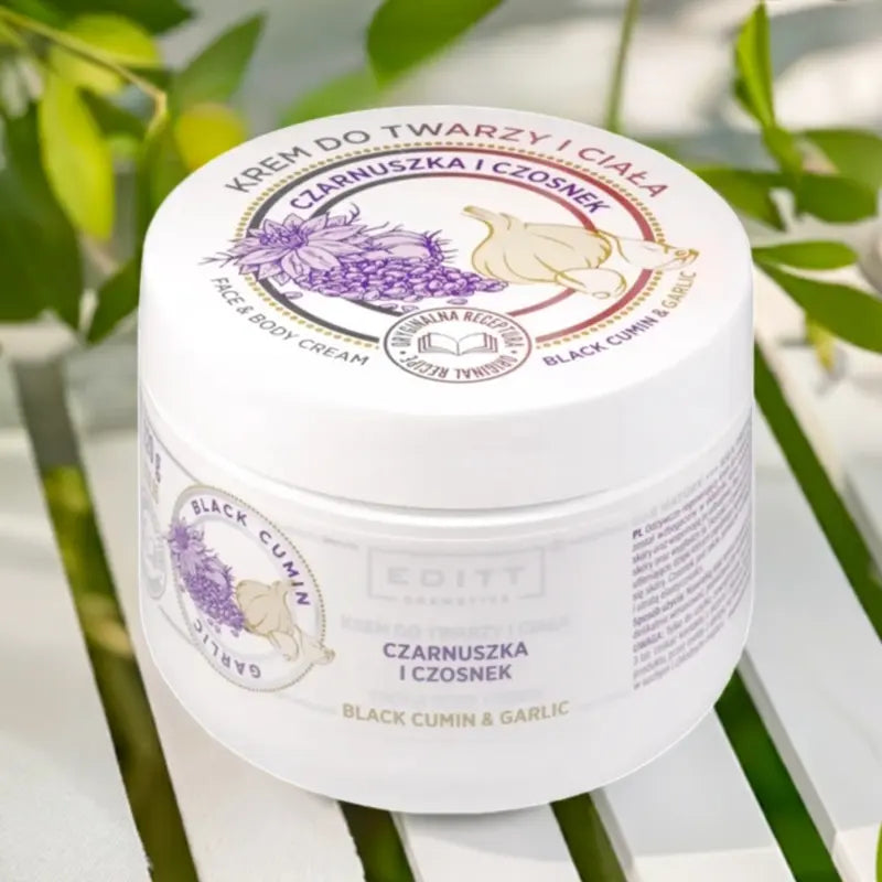 Regenerating and Firming Face & Body Cream with Black Cumin & Garlic 220ml