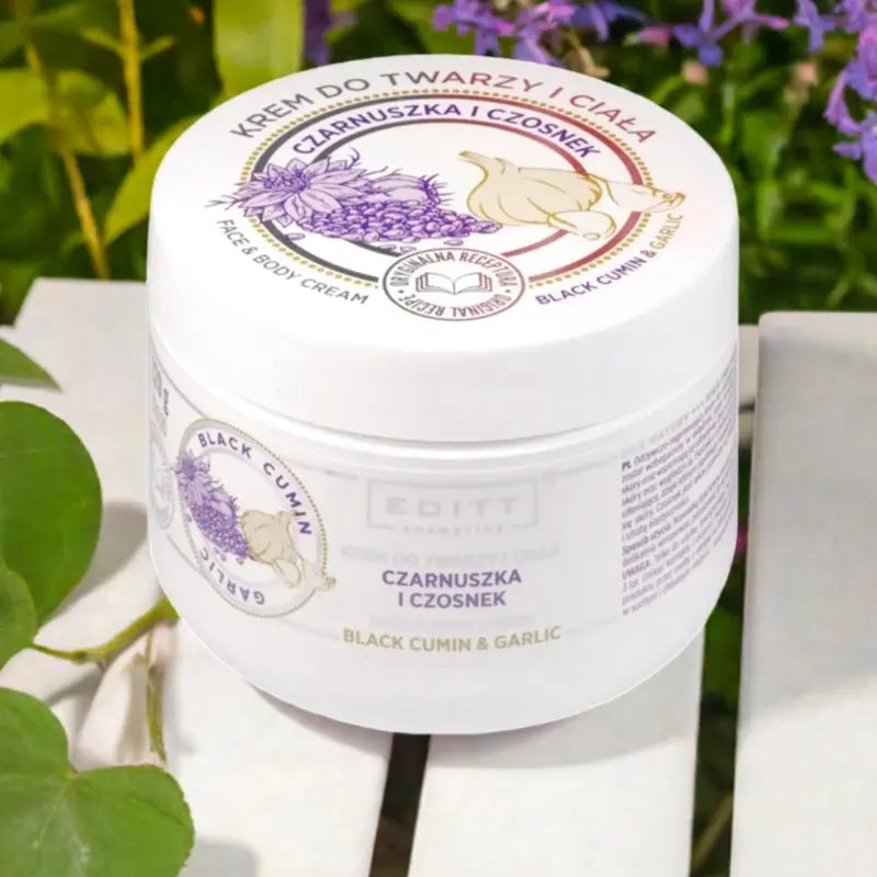 Regenerating and Firming Face & Body Cream with Black Cumin & Garlic 220ml