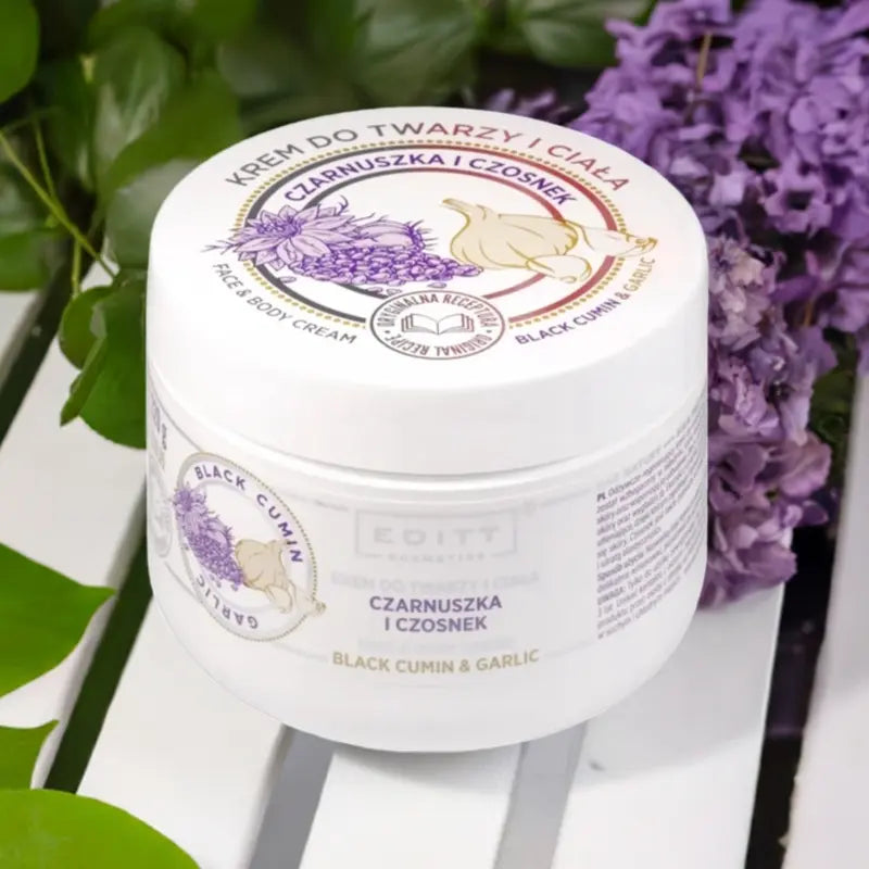 Regenerating and Firming Face & Body Cream with Black Cumin & Garlic 220ml