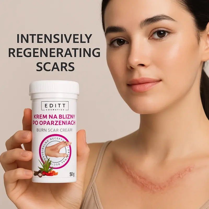 Intensive Regenerating Scar Cream Onion Extract Acerola Aloe Vera Lanolin & Shea Butter