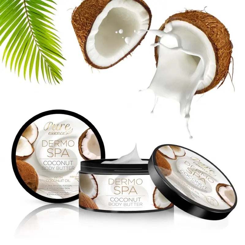 Dermo SPA Coconut Body Butter with Coconut Oil Moisturising & Firming 200ml