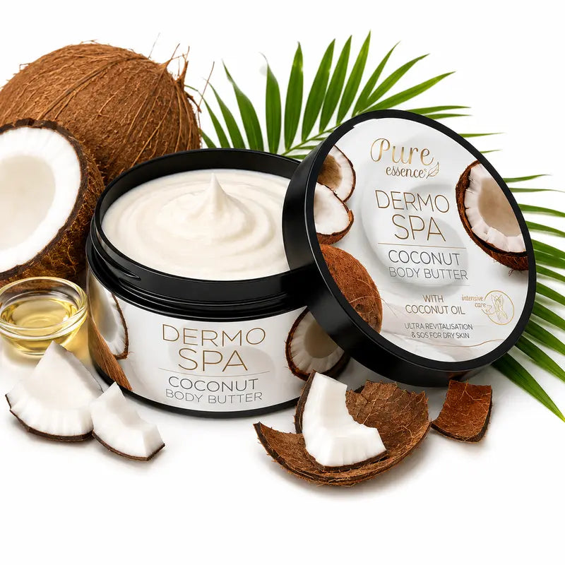 Dermo SPA Coconut Body Butter with Coconut Oil Moisturising & Firming 200ml
