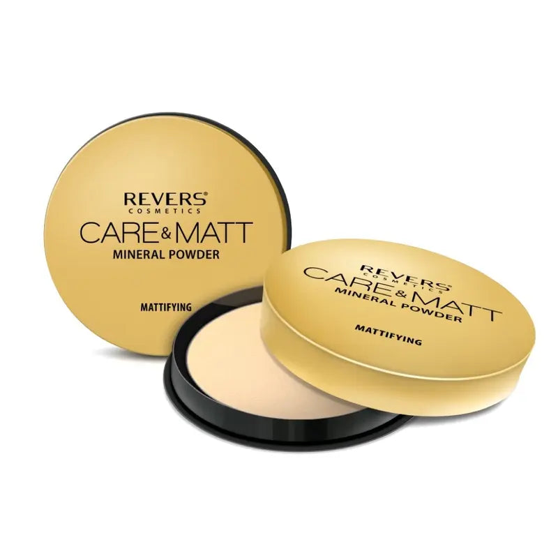 Care & Matt Pressed Powder Mineral Mattifying & Skin Perfecting Compact Oily & Combination Skin