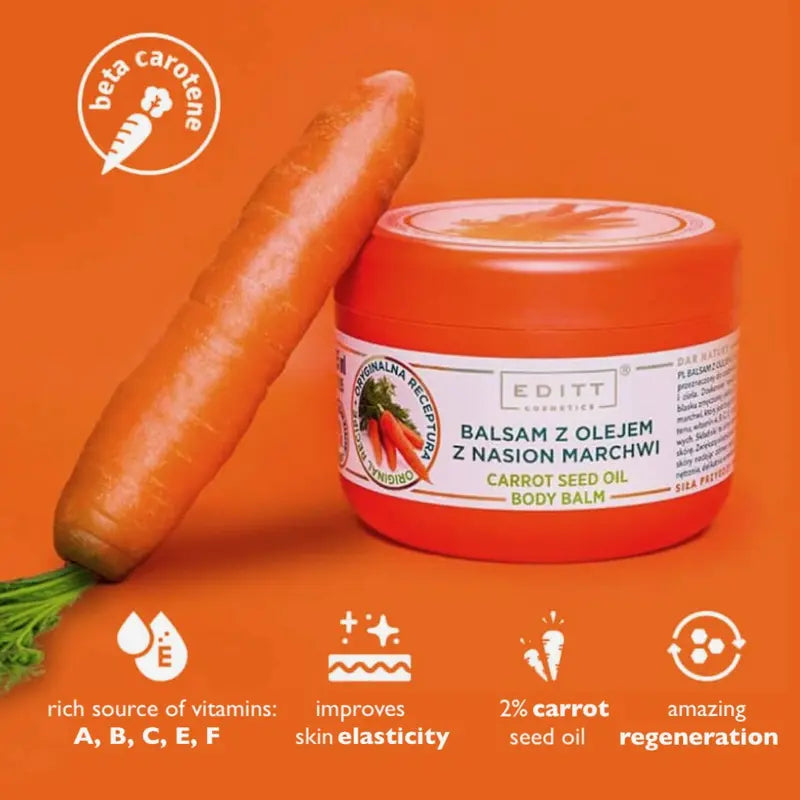 Carrot Complex Body Balm with Beta-Carotene, Antioxidants & Vitamins 230ml