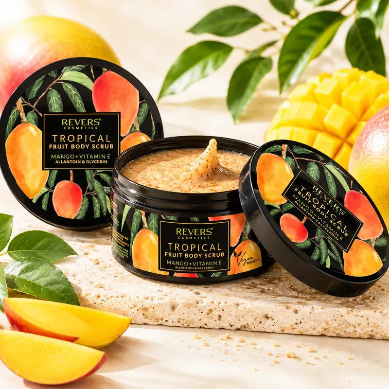 Coarse-Grained Body Scrub Mango Extract, Allantoin & Vitamin E Soothing & Regenerating