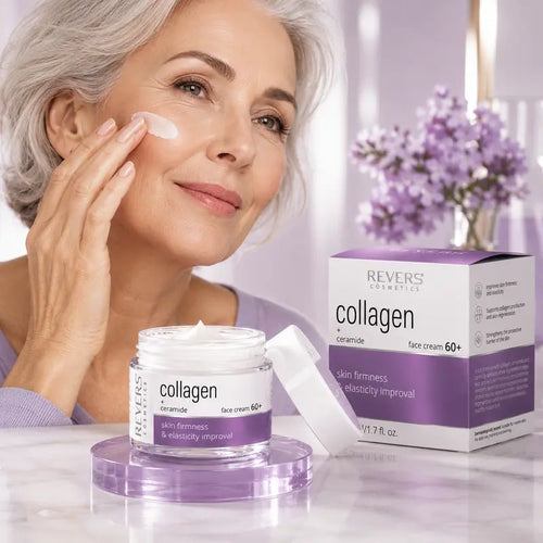Collagen Face Cream 60+ with Ceramides Firming & Hydrating Moisturiser Mature Skin Barrier Support Anti-Ageing Skincare 50ml