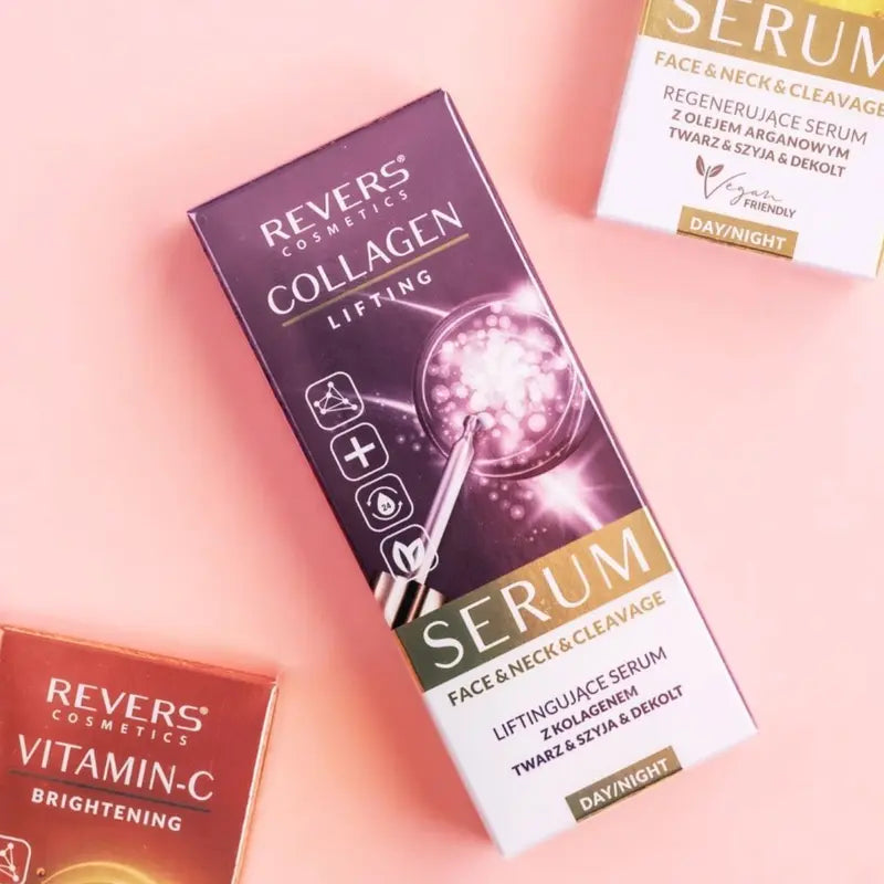Collagen Boosting Face Serum with Elastin & Green Tea Extract Lifting & Anti-Aging Effect