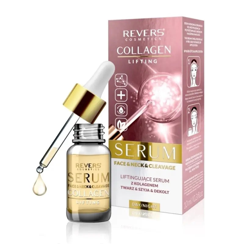 Collagen Boosting Face Serum with Elastin & Green Tea Extract Lifting & Anti-Aging Effect