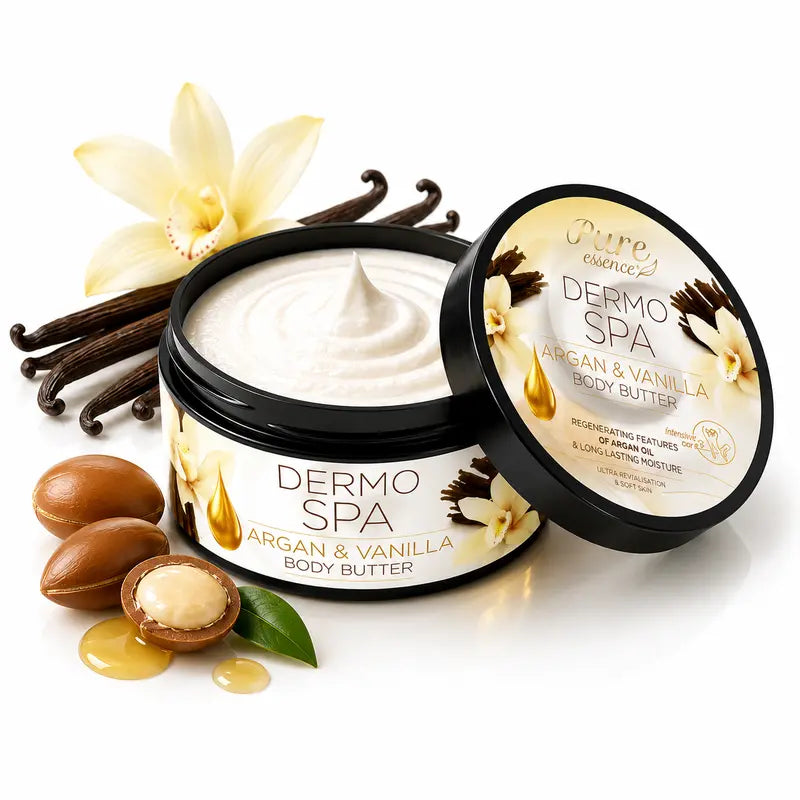 Dermo SPA Vanilla Body Butter with Argan Oil & Shea Oil Firmness & Elasticity 200ml