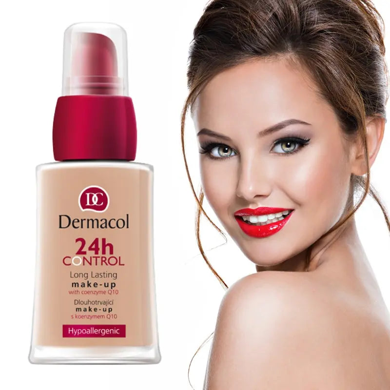 Dermacol 24h Control Long-Lasting Makeup Foundation Co-Enzyme Q10 High Coverage & Natural Finish