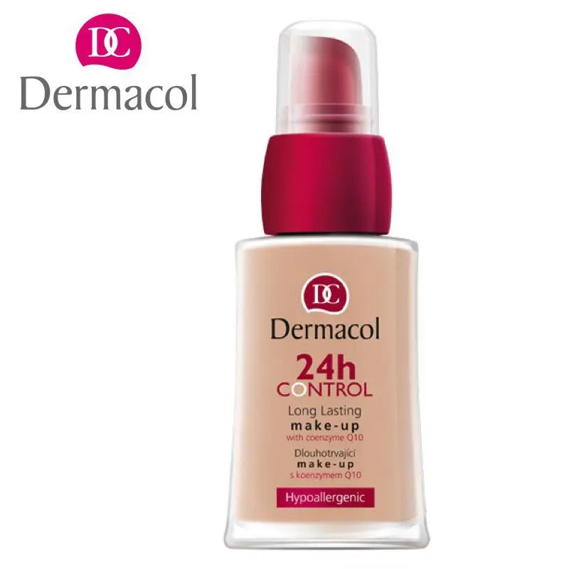 Dermacol 24h Control Long-Lasting Makeup Foundation Co-Enzyme Q10 High Coverage & Natural Finish