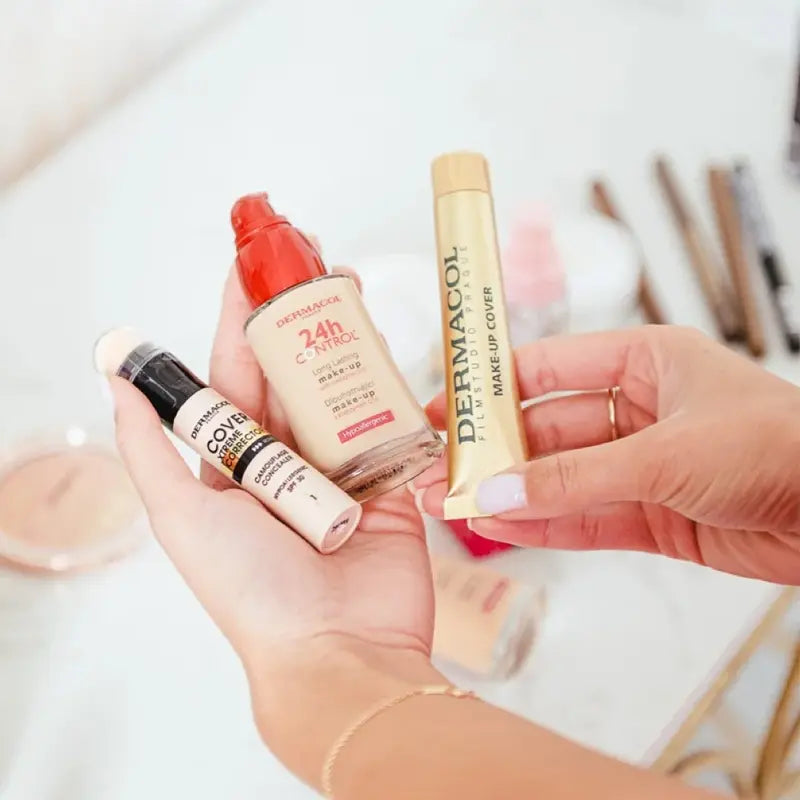 Dermacol 24h Control Long-Lasting Makeup Foundation Co-Enzyme Q10 High Coverage & Natural Finish