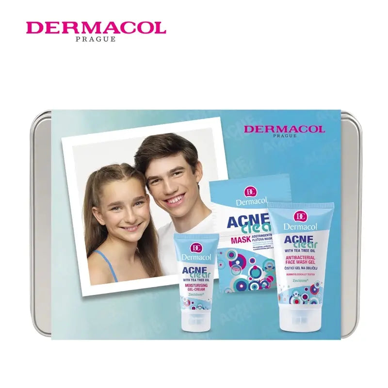 Dermacol Acne Clear Gift Set – Complete Skincare Routine for Oily &amp; Acne-Prone Skin