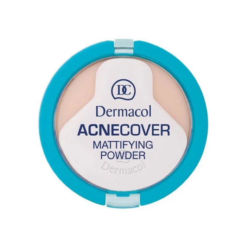 Dermacol Acne Cover Mattifying Compact Powder Oil-Control Makeup for Problematic & Acne-Prone Skin