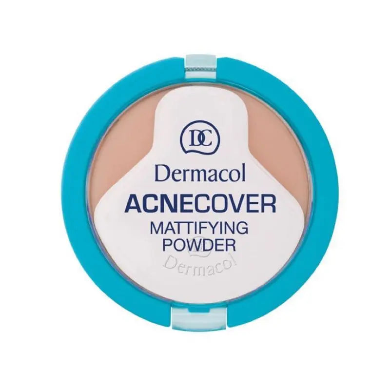 Dermacol Acne Cover Mattifying Compact Powder Oil-Control Makeup for Problematic & Acne-Prone Skin