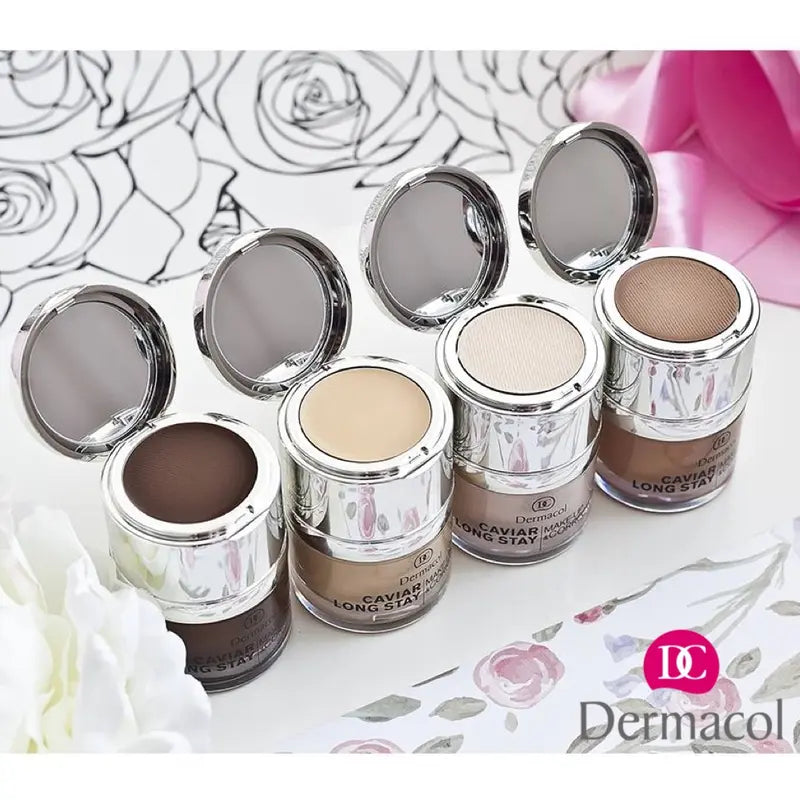 Dermacol Caviar Long-Stay Firming Foundation & Concealer 2-in-1 High Coverage Makeup