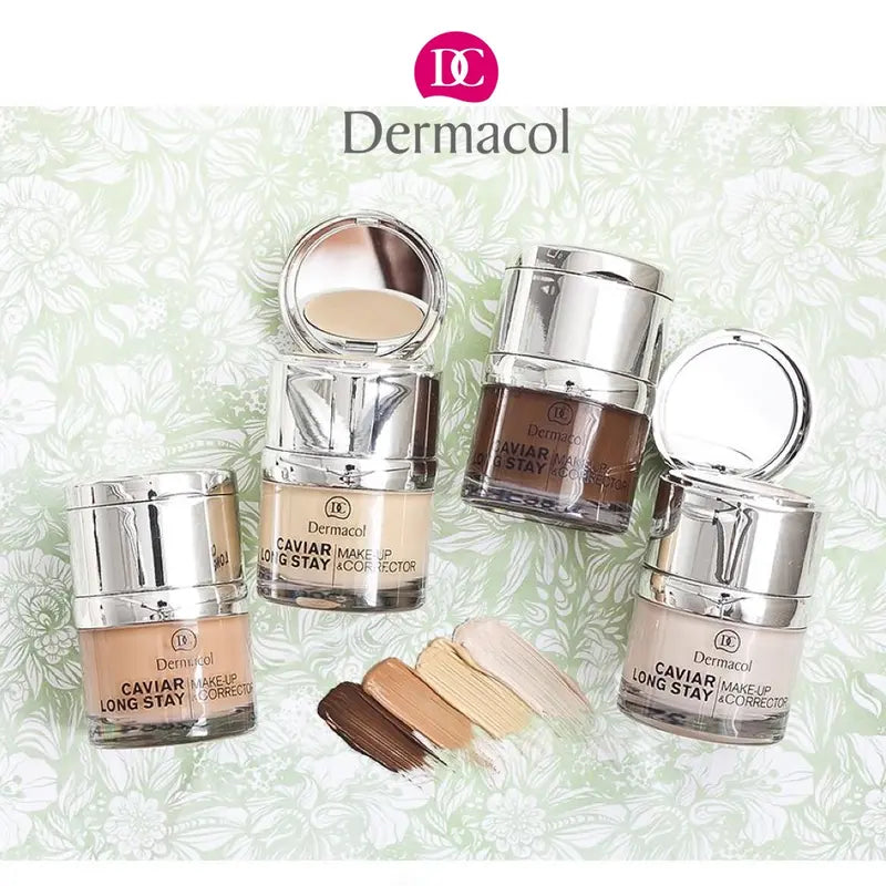Dermacol Caviar Long-Stay Firming Foundation & Concealer 2-in-1 High Coverage Makeup