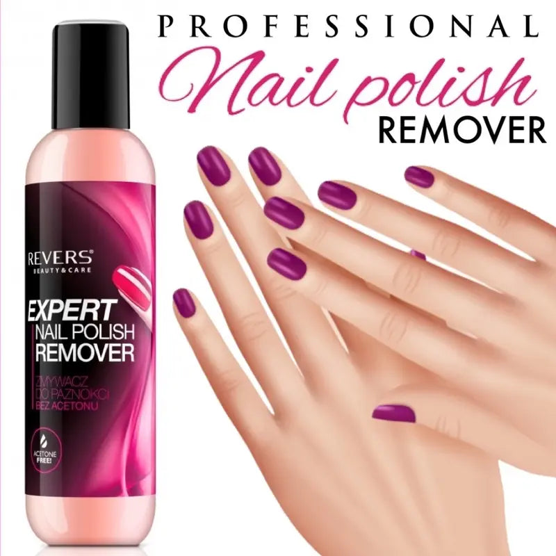 Acetone Free Expert Nail Polish Remover Strengthened & Healthy Nails 100ml