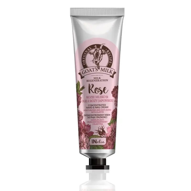 Anti-Ageing Goat's Milk Hand & Nail Cream Japanese Rose Elastin & Milk Proteins