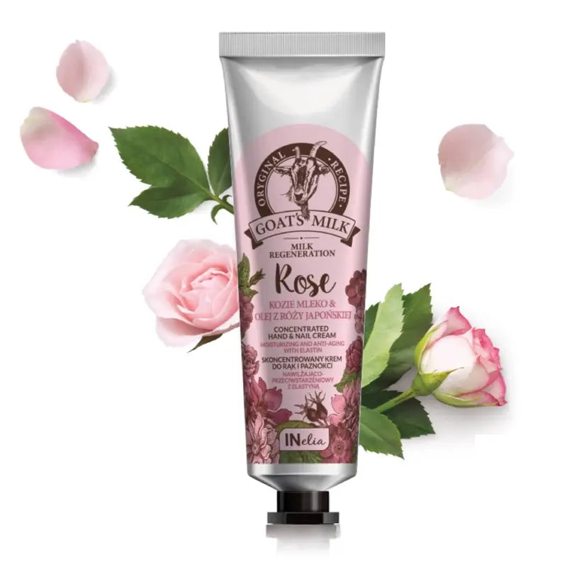 Anti-Ageing Goat's Milk Hand & Nail Cream Japanese Rose Elastin & Milk Proteins