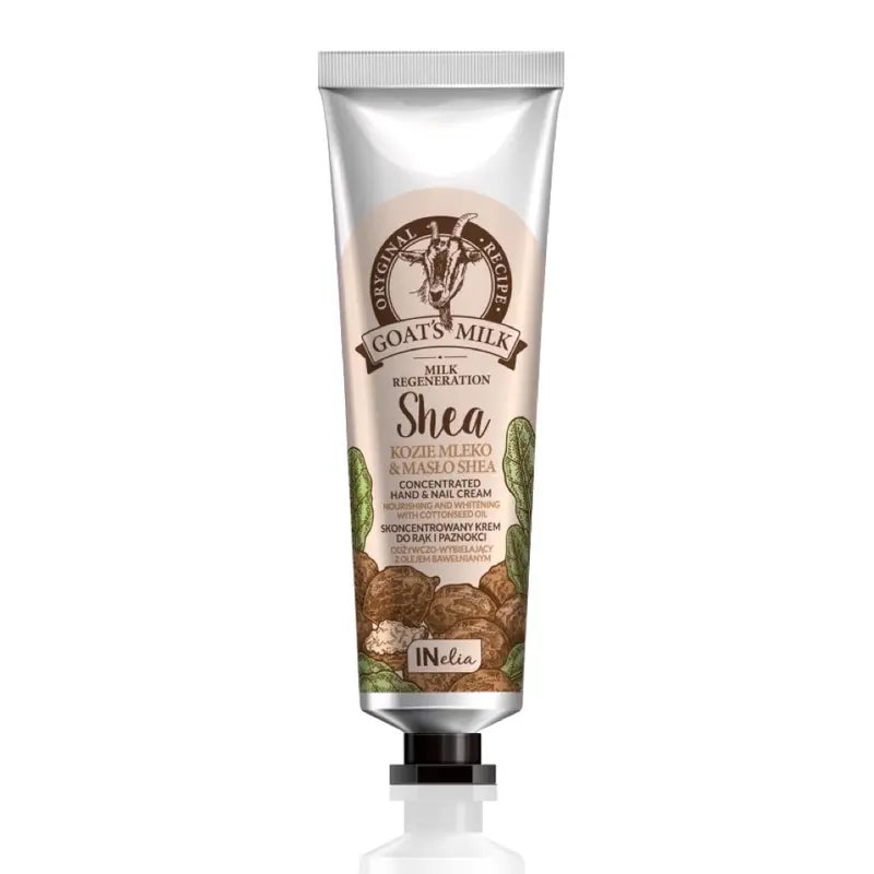 Nourishing & Whitening Goat's Milk Hand & Nail Cream with Shea Butter & Milk Proteins