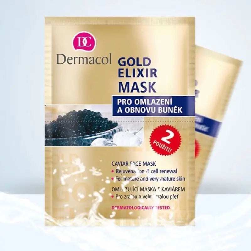 Dermacol gold elixir face mask with caviar