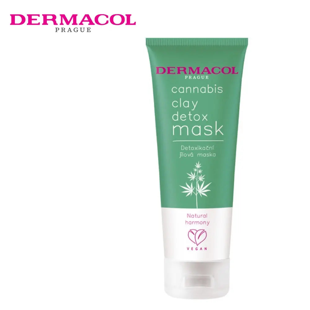 Dermacol Hemp Clay Detox Mask – Gentle Deep Cleansing for Oily & Combination Skin 100ml