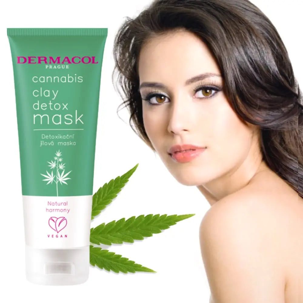 Dermacol Hemp Clay Detox Mask – Gentle Deep Cleansing for Oily & Combination Skin 100ml