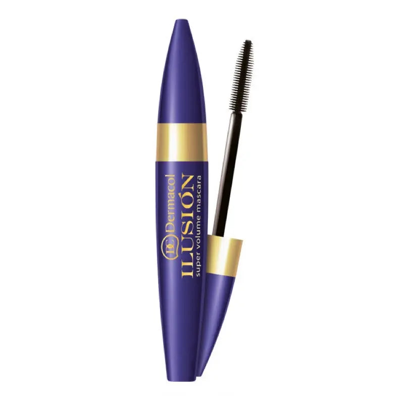 Dermacol Ilusion Super Volume Mascara – 3D Lash Volume &  Definition with Silicone Brush