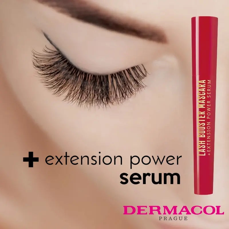 Dermacol Lash Booster Mascara with Extension Power Serum 2-in-1