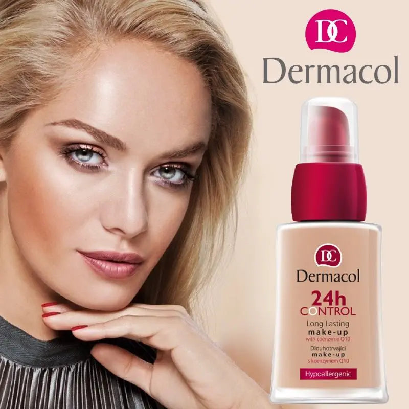 Dermacol 24h Control Long-Lasting Makeup Foundation Co-Enzyme Q10 High Coverage & Natural Finish