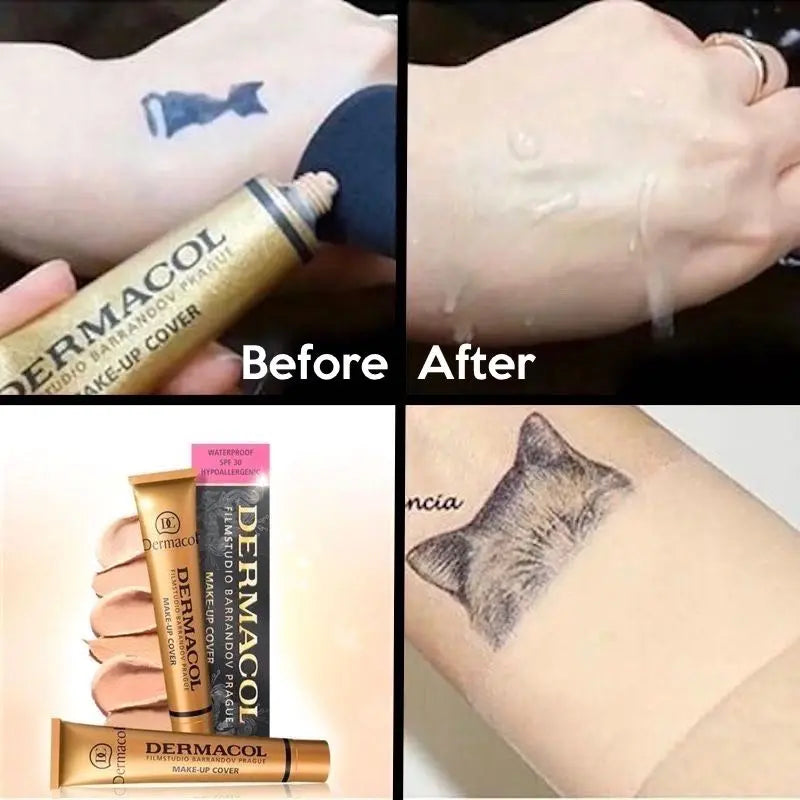 Dermacol Makeup Cover Foundation & Concealer Tester Legendary High Covering Makeup