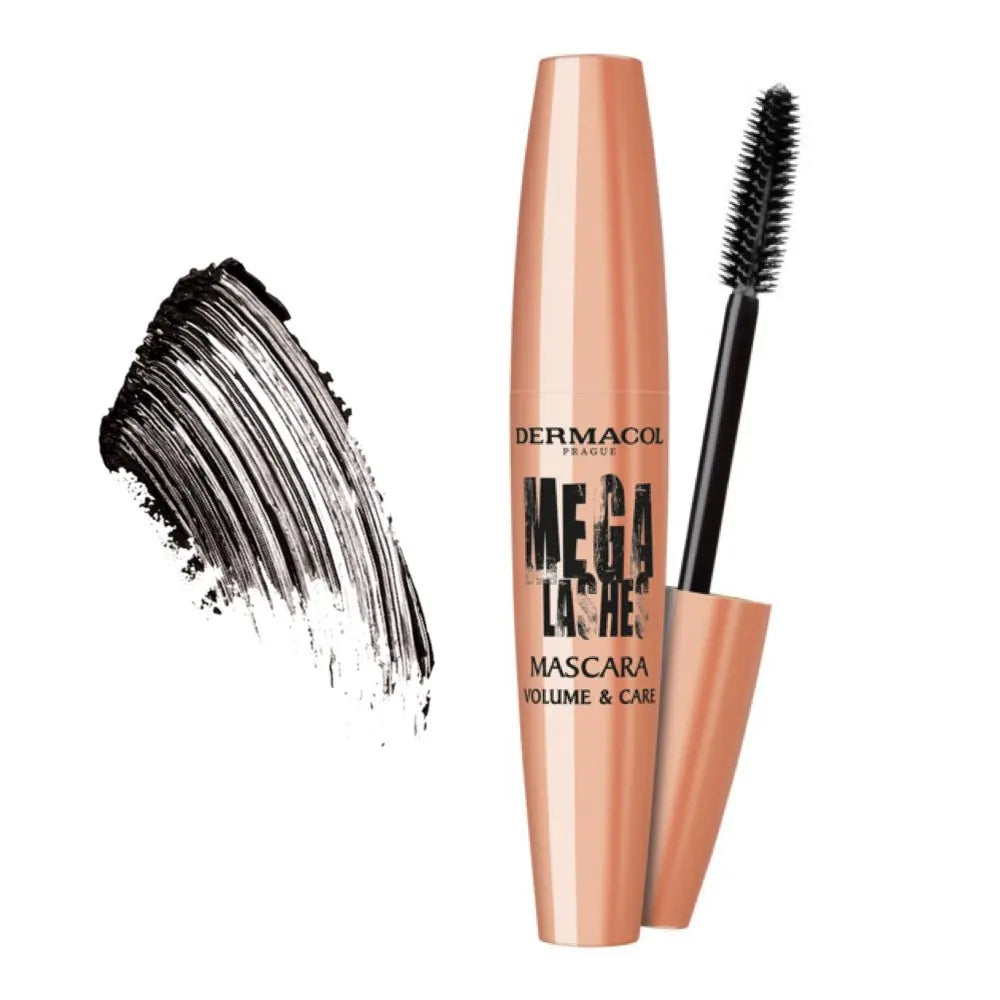 Dermacol Mega Lashes Volume & Care Mascara Intense Black Extreme Volume