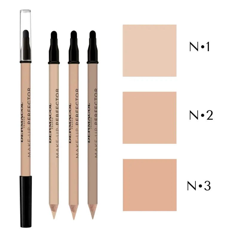 Dermacol Makeup Perfector Pencil Corrector High Coverage Concealer for Flawless Skin