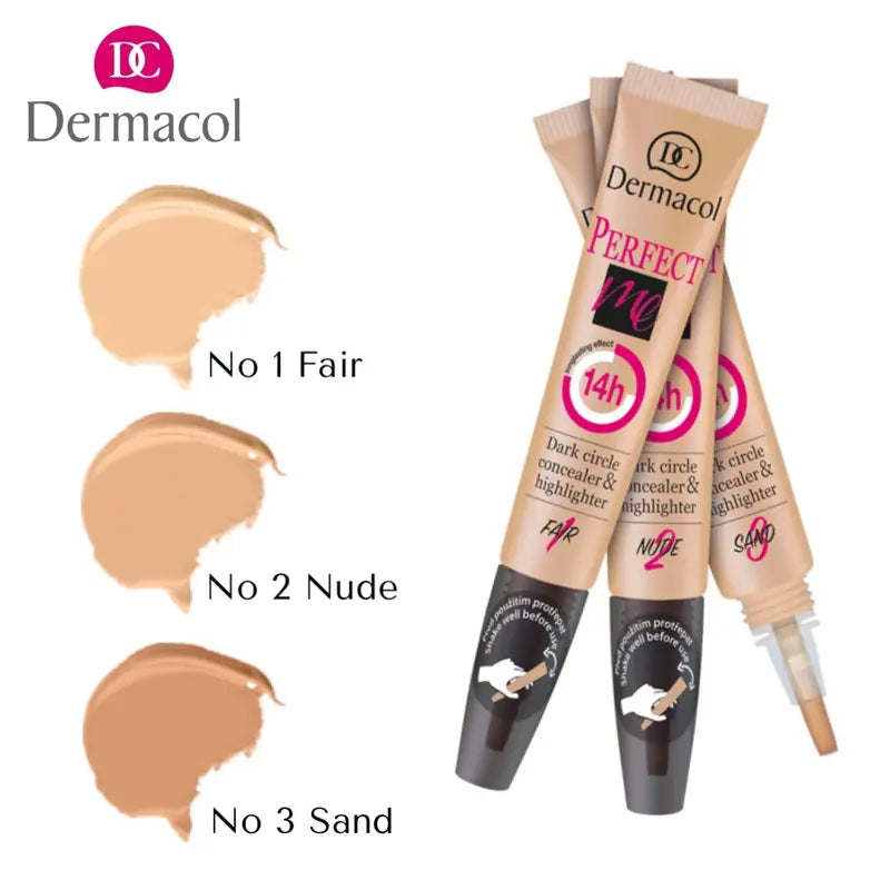 Dermacol perfect me concealer corrector All shades