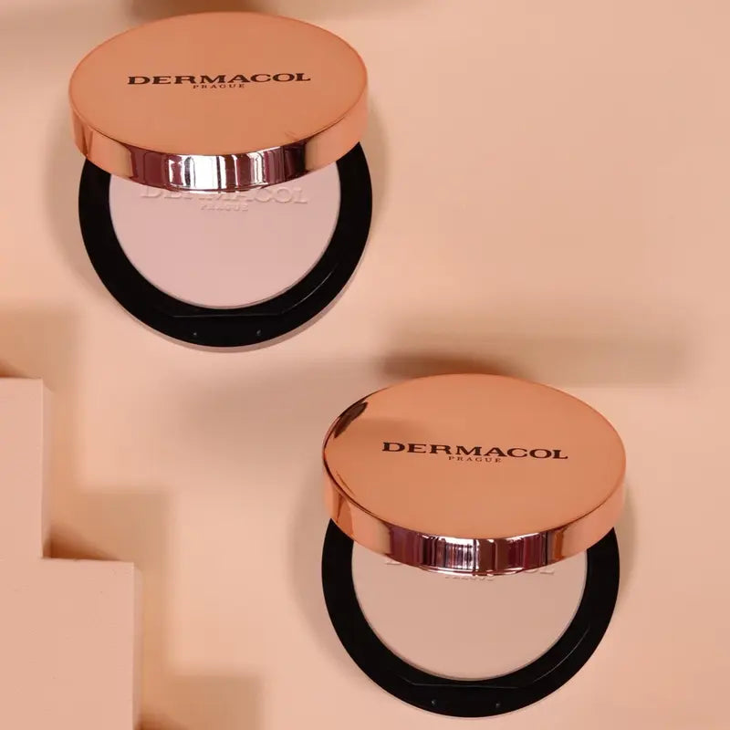 Dermacol 24H Long-Lasting Compact Powder & Foundation Wet & Dry 2-in-1 Matte Coverage